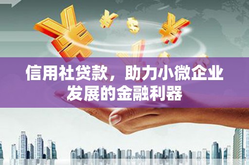 范县信用社贷款，助力小微企业发展的金融利器