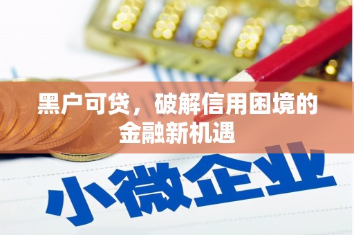 范县黑户可贷，破解信用困境的金融新机遇