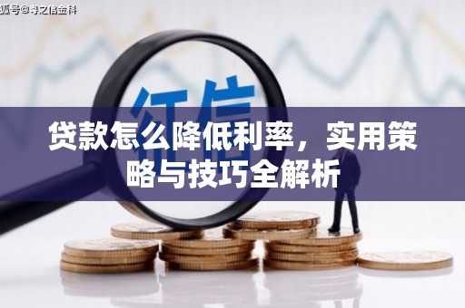 范县贷款怎么降低利率，实用策略与技巧全解析
